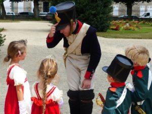 Visites de Napoleonville en costumes